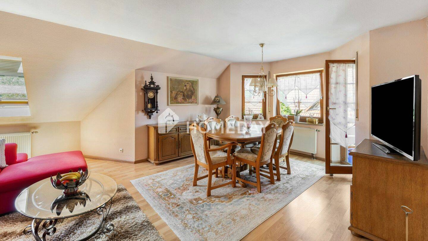Maisonette mit Südwestbalkon, Galerie und TG-Stellplatz in naturnaher Lage, 77933 Lahr/Schwarzwald