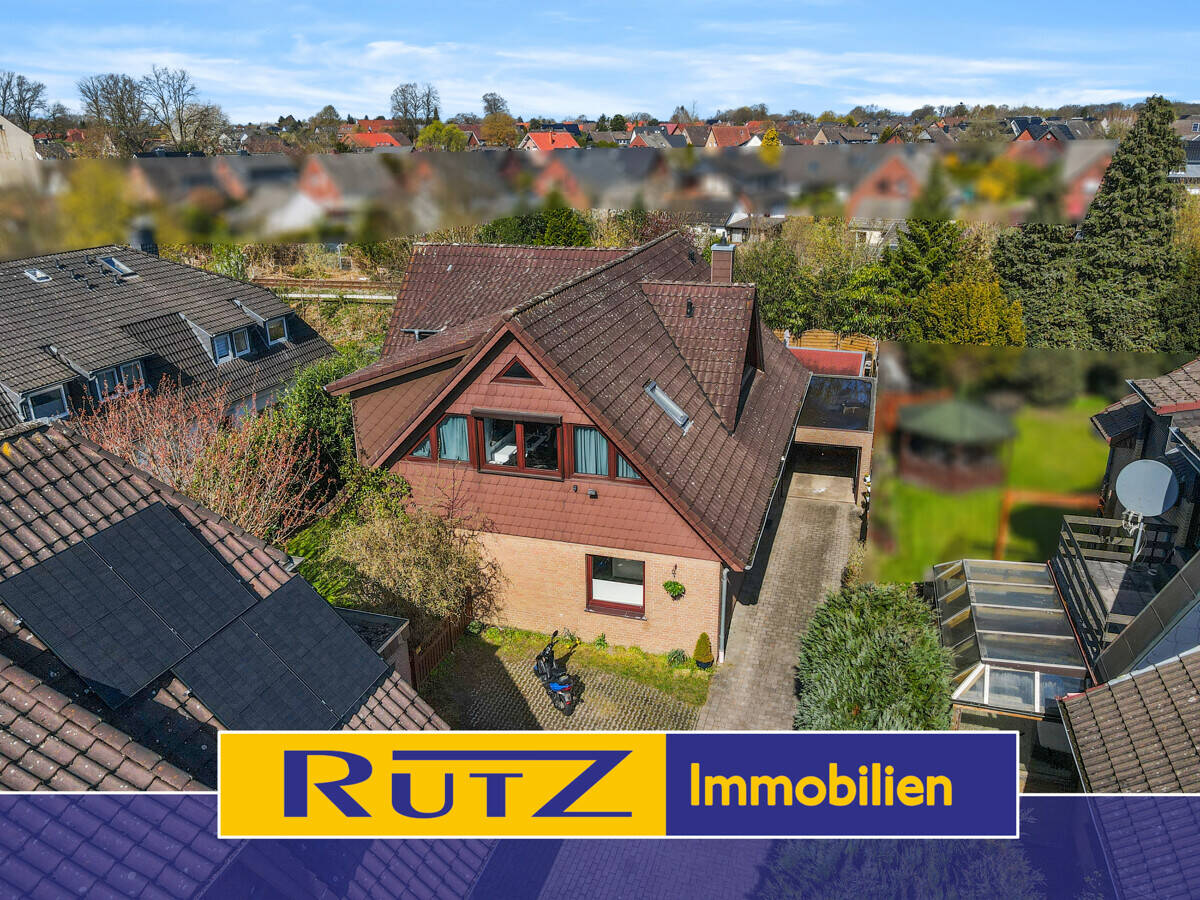 Ganderkesee | Großes Einfamilienhaus mit Einliegerwohnung in Hinterbebauung mit Garage & Loggia, 27777 Ganderkesee