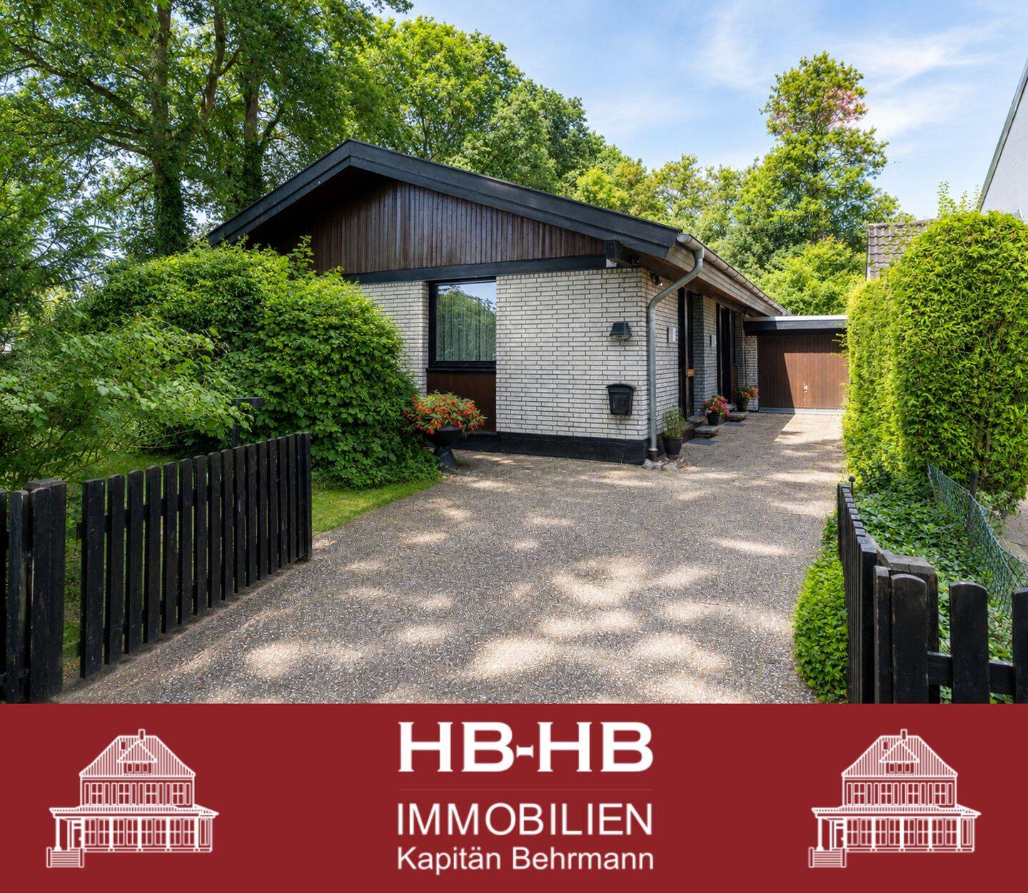 Architekten Bungalow mit Einliegerwohnung auf großem eingewachsenem Grundstück, 28259 Bremen (Grolland Kirchhuchting Mittelshuchting Sodenmatt)