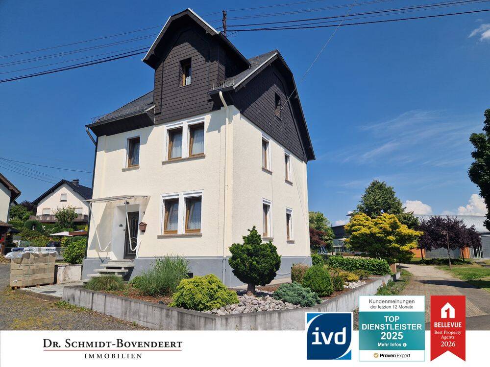 Solides Einfamilienhaus mit Garten und Garage in zentraler Lage von Meudt, Nähe Montabaur!, 56414 Meudt