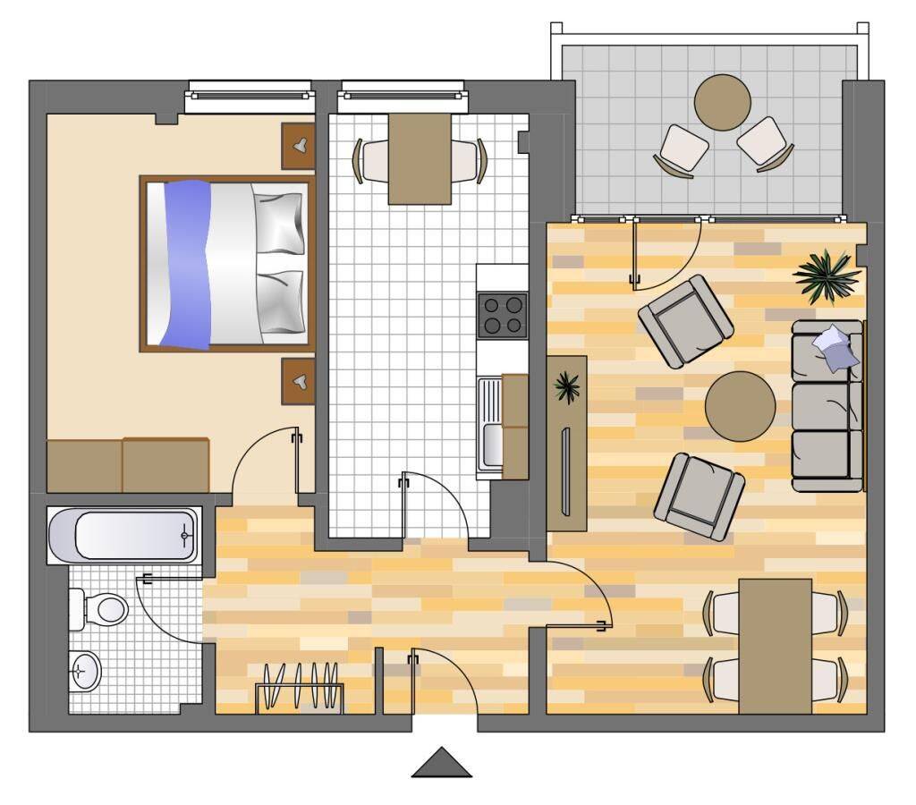 2-Zimmer-Wohnung in Düsseldorf Hassels, 40599 Düsseldorf (Benrath Hassels Holthausen Reisholz)