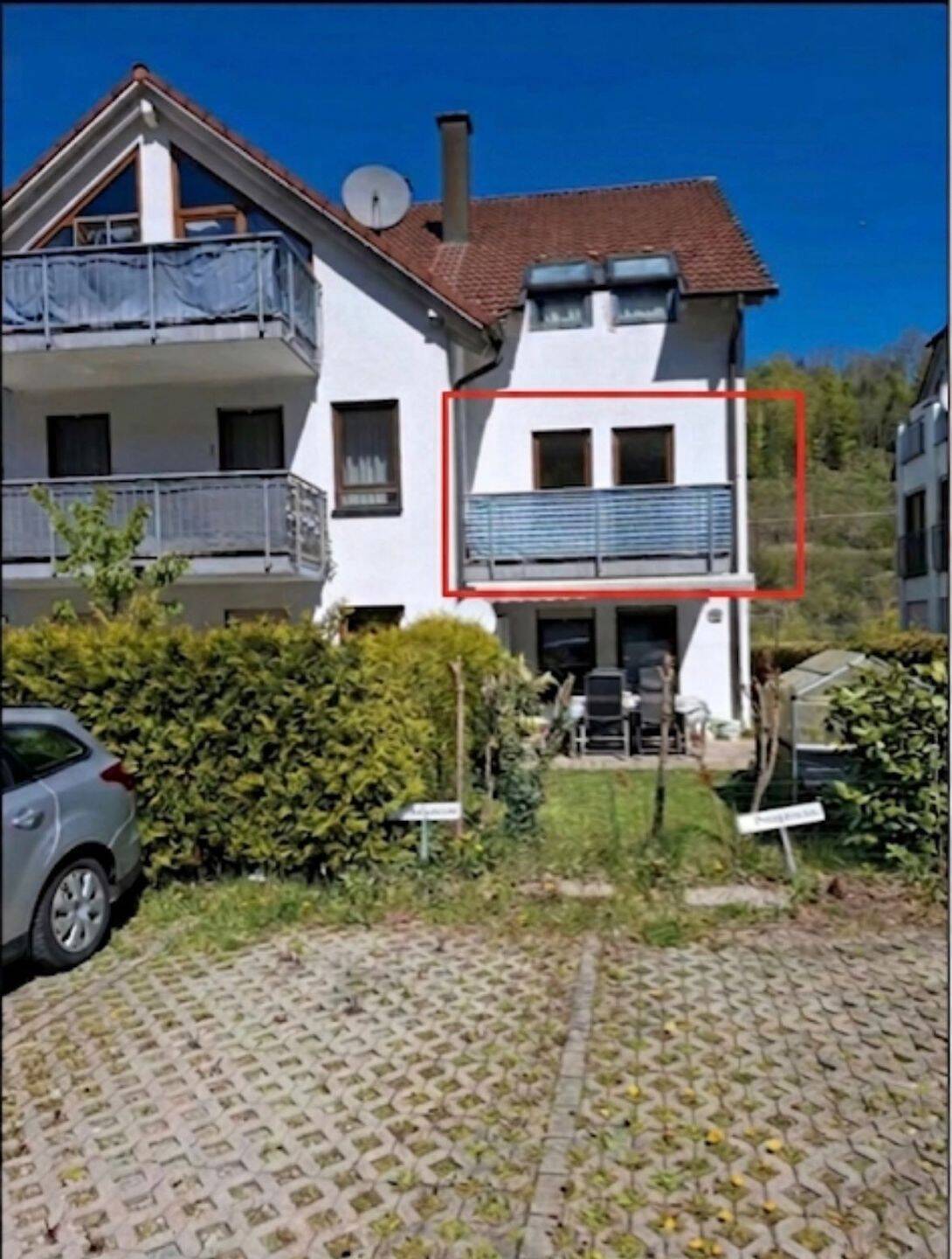 Sonnige 2 Zimmer Wohnung mit Balkon und Stellplatz in Mühlen, 72160 Horb am Neckar
