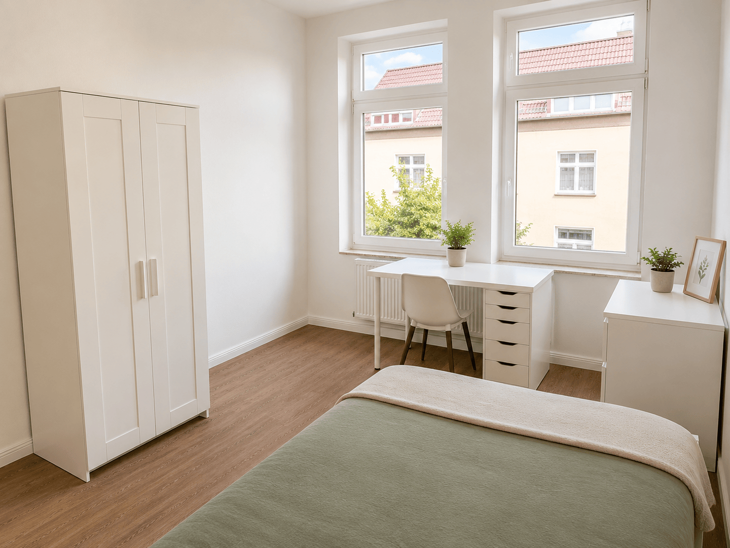 Möbliertes Zimmer in WG-Wohnung – Erstbezug nach Komplettsanierung, 21075 Hamburg (Harburg Eißendorf Hausbruch Heimfeld)