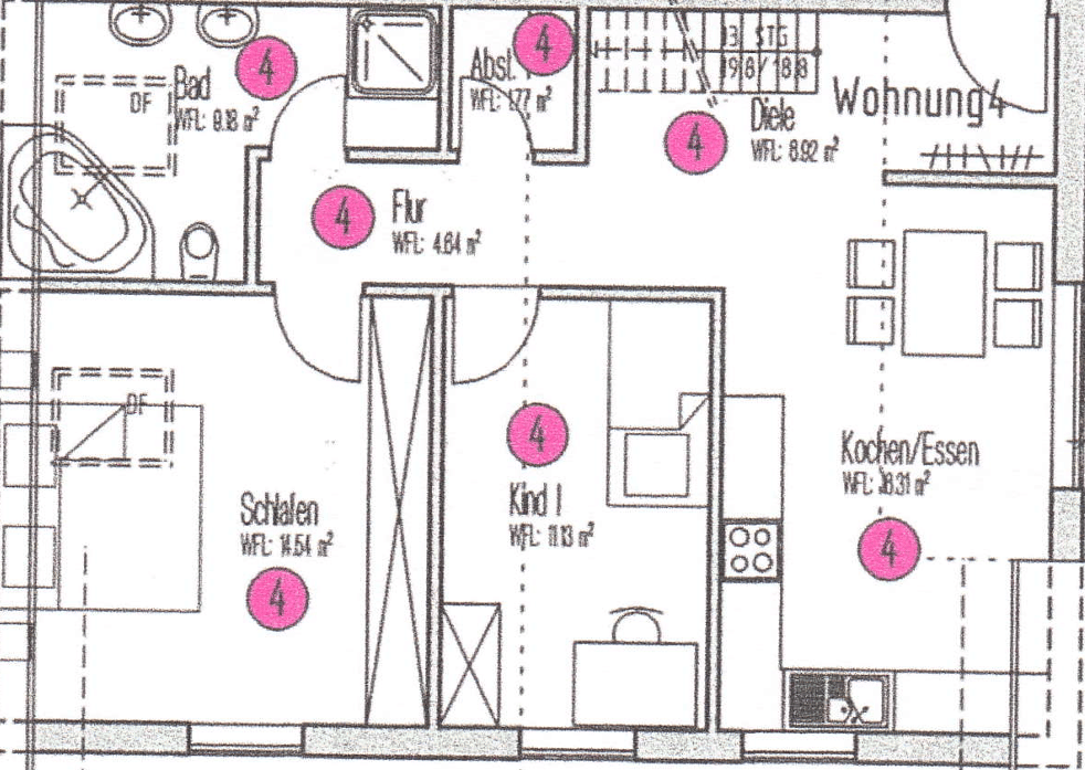 Attraktive 3,5-Zimmer-Maisonettewohnung mit 2 Badezimmern, Balkon und Carport, 72184 Eutingen im Gäu