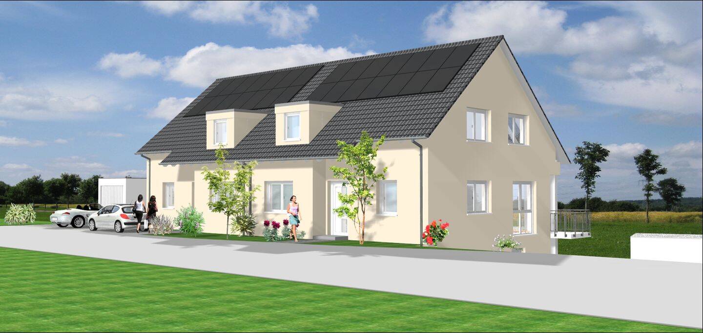 KfW 40 Standard: 5 Zimmer Maisonettewohnung mit Hauscharakter in Glattbach, 63864 Glattbach