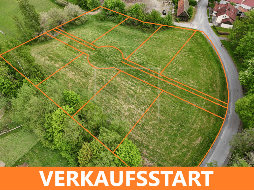 8 Baugrundstücke in Weidenberg – ruhig, naturnah und gut angebunden!, 95466 Weidenberg