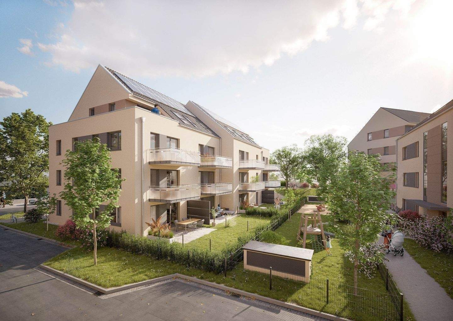Zum Vermieten oder zum Verlieben – großer Süd-Balkon, KfW 40 QNG + 5% AfA + 5% Sonder-AfA + 150 T€ KfW-Darlehen, 90427 Nürnberg