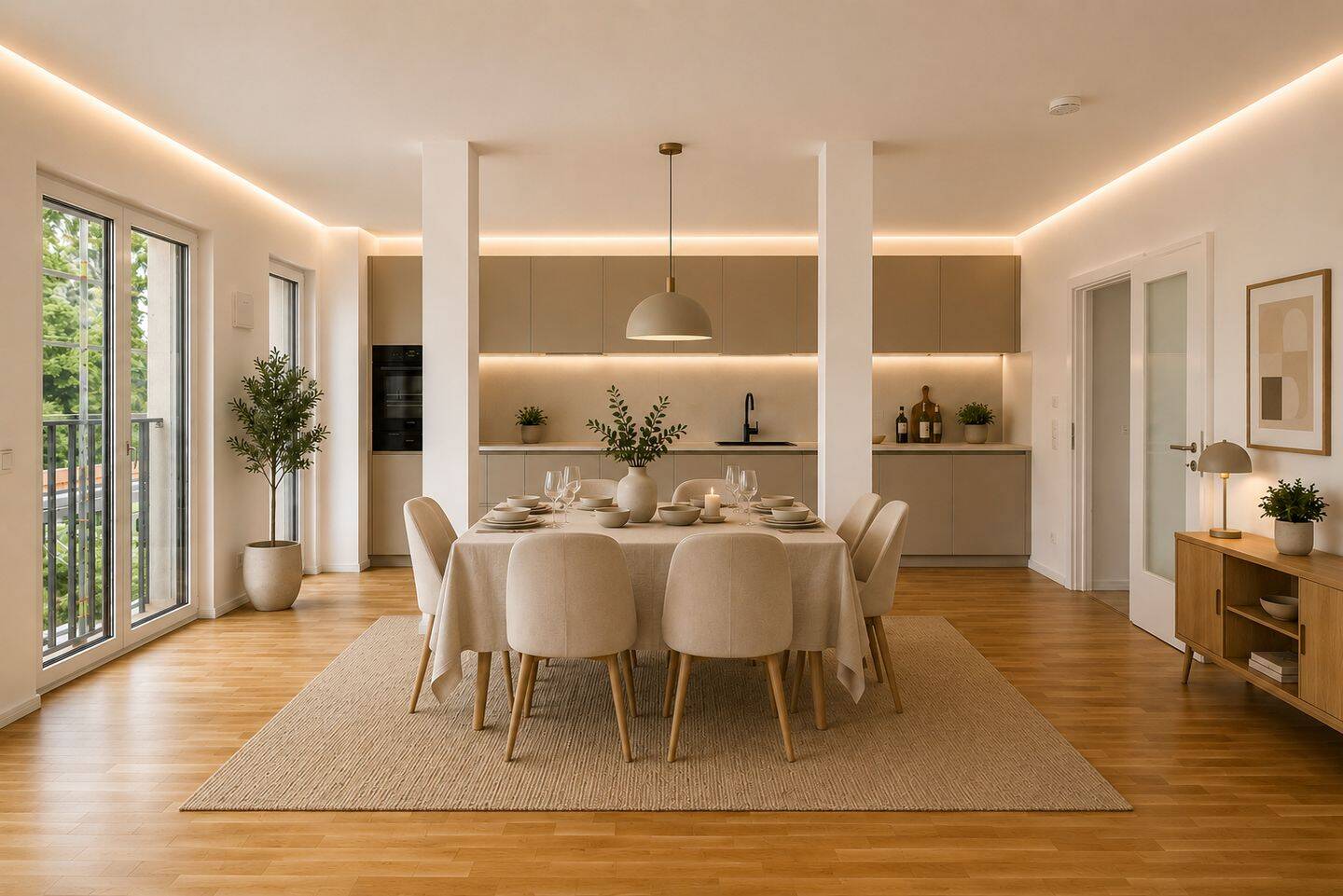 Lichtdurchflutete Familienwohnung im förderfähigen KFW-40-Effizienzhaus, 13158 Berlin (Pankow)