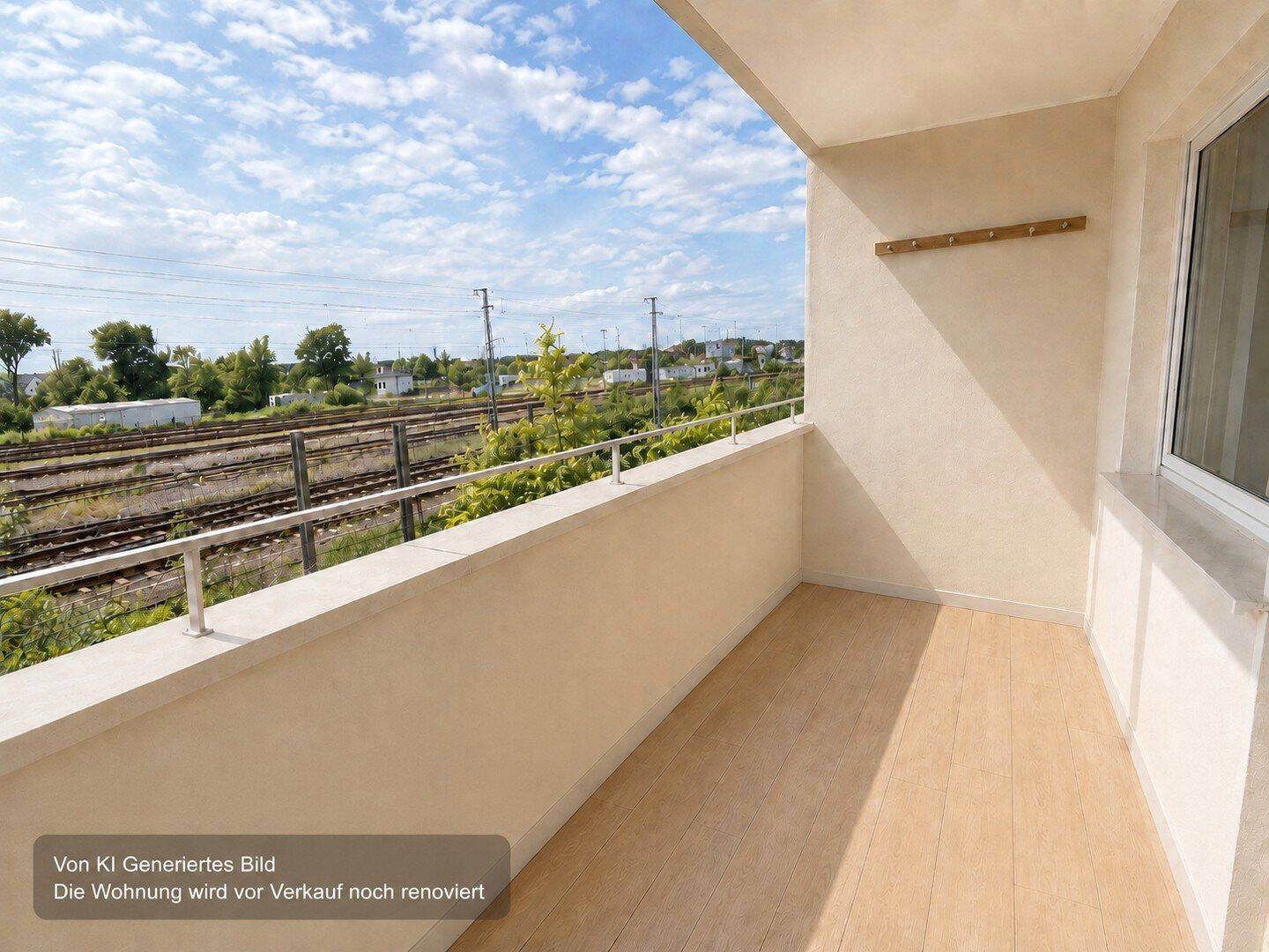Frei & mit Potenzial: 2-Zimmer-Wohnung mit Südwest-Balkon und 1 Garage in Augsburg-Oberhausen, 86154 Augsburg (Oberhausen)