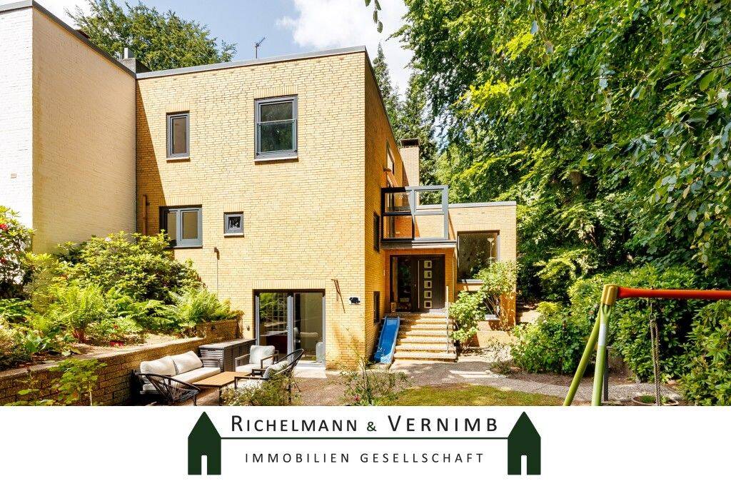 Courtagefrei: Familienfreundl. Reihenendhaus mit großem Grundstück direkt am Waldrand, 22587 Hamburg (Altona)