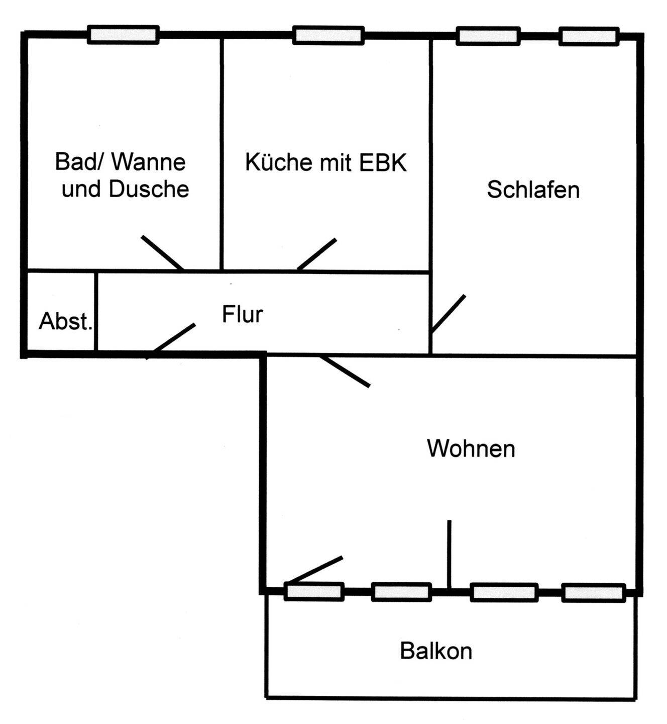 2R, Rudolstadt/ Zentrum, ruhige Lage, Balkon, 7407 Rudolstadt