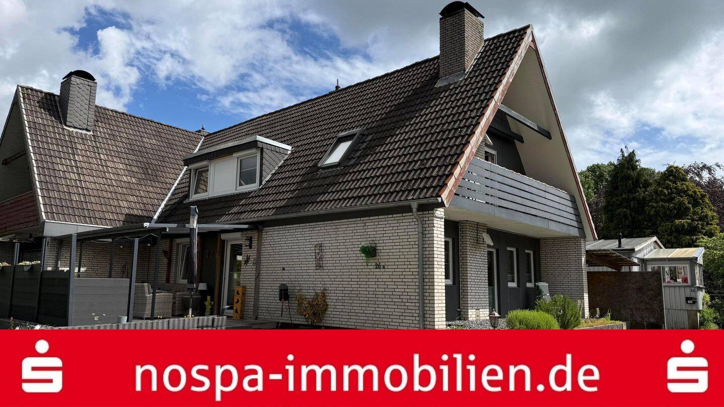 Großzügiges Familienidyll mit Gestaltungsspielraum: Doppelhaushälfte in Handewitt-Weding, 24976 Handewitt