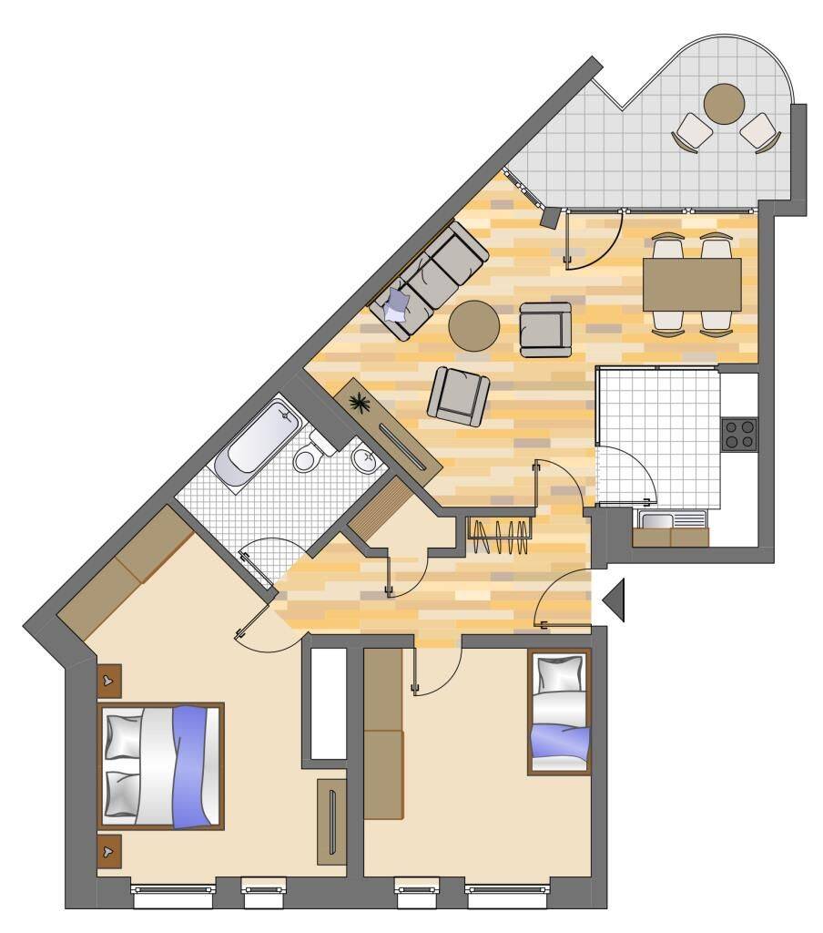 Demnächst frei! 3-Zimmer-Wohnung in Dortmund Innenstadt-Nord, 44145 Dortmund (Lindenhorst Mitte)