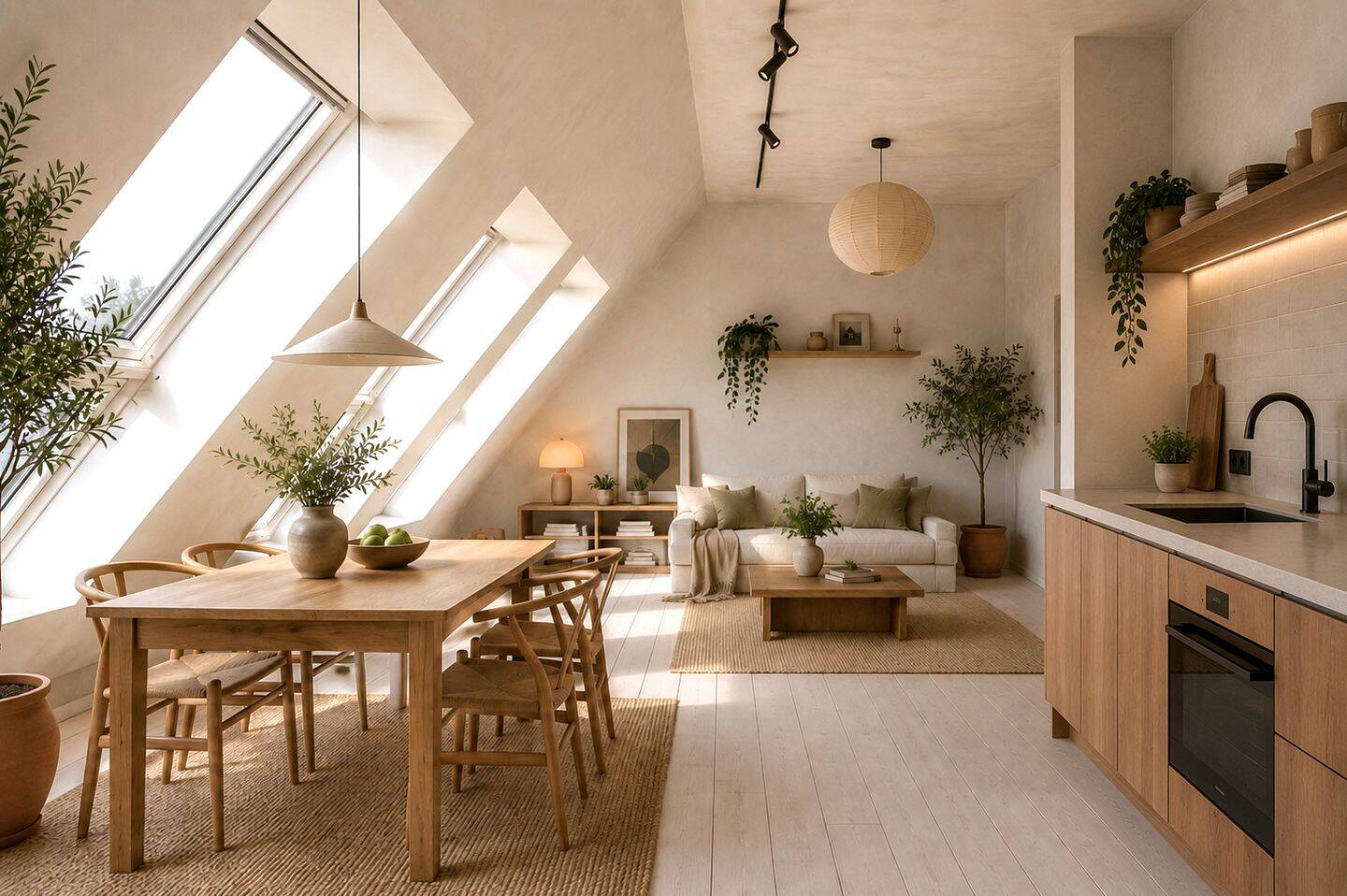 City-Penthouse mit sonniger Dachterrasse