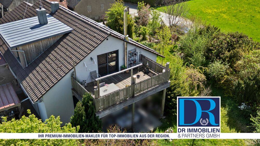 Idyllisch gelegene 3-Zi-DG-WHG mit großem Balkon und Garten in Rennertshofen, 86643 Rennertshofen