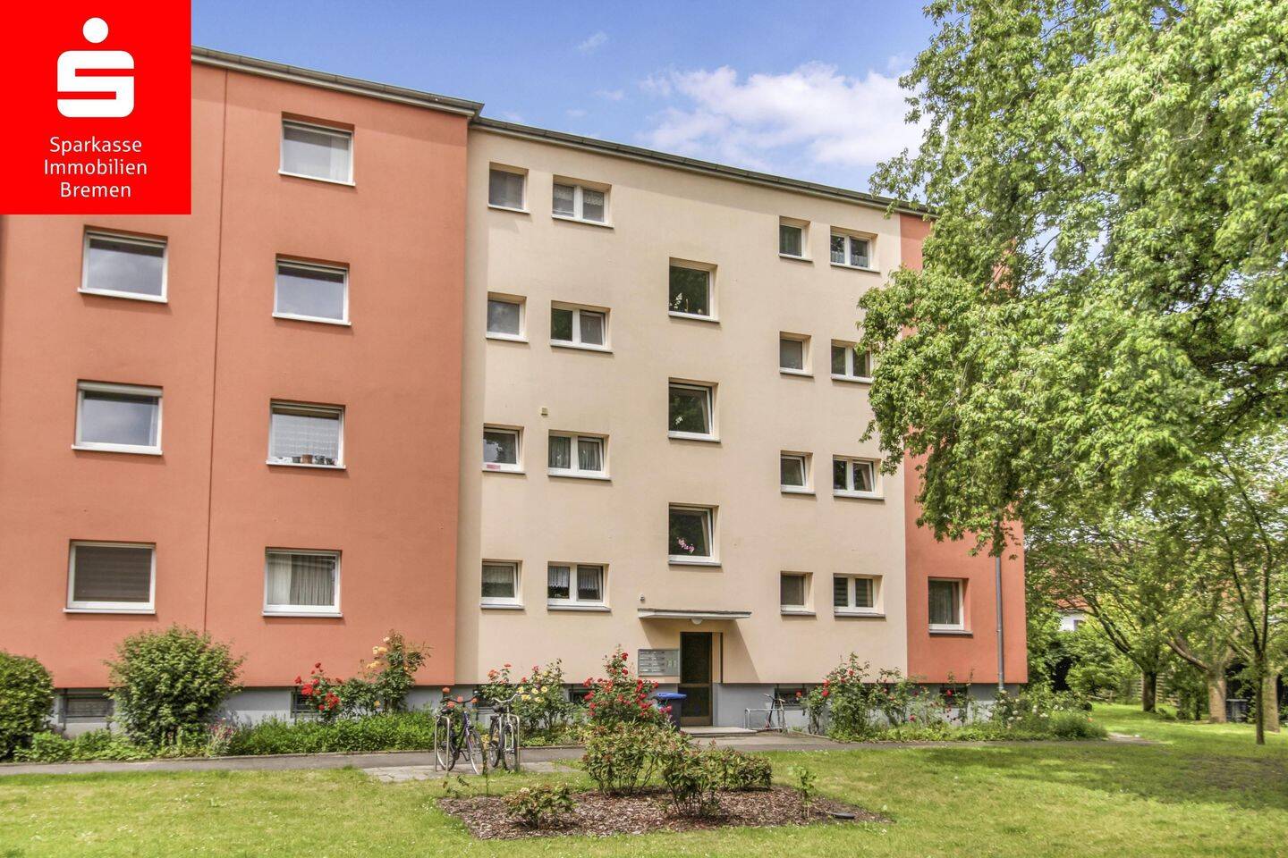 Bremen-Sebaldsbrück: 3-Zimmer-Eigentumswohnung mit Loggia und Blick ins Grüne im 2. Obergeschoss, 28309 Bremen (Hemelingen Sebaldsbrück)