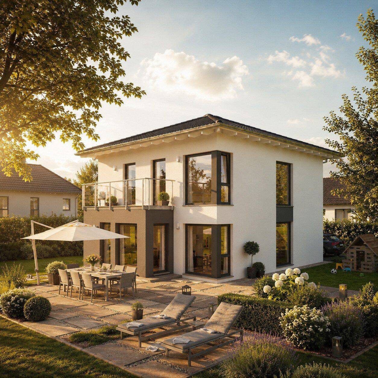 LivingHaus – Deine traumhafte Stadtvilla in Mittegroßefehn – KfW 40 QNG, 26629 Großefehn