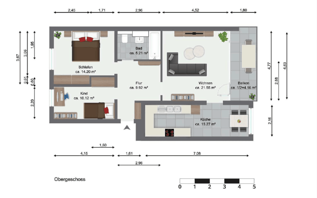 3-Zimmer-Wohnung in Göttingen-Nikolausberg, 37077 Göttingen