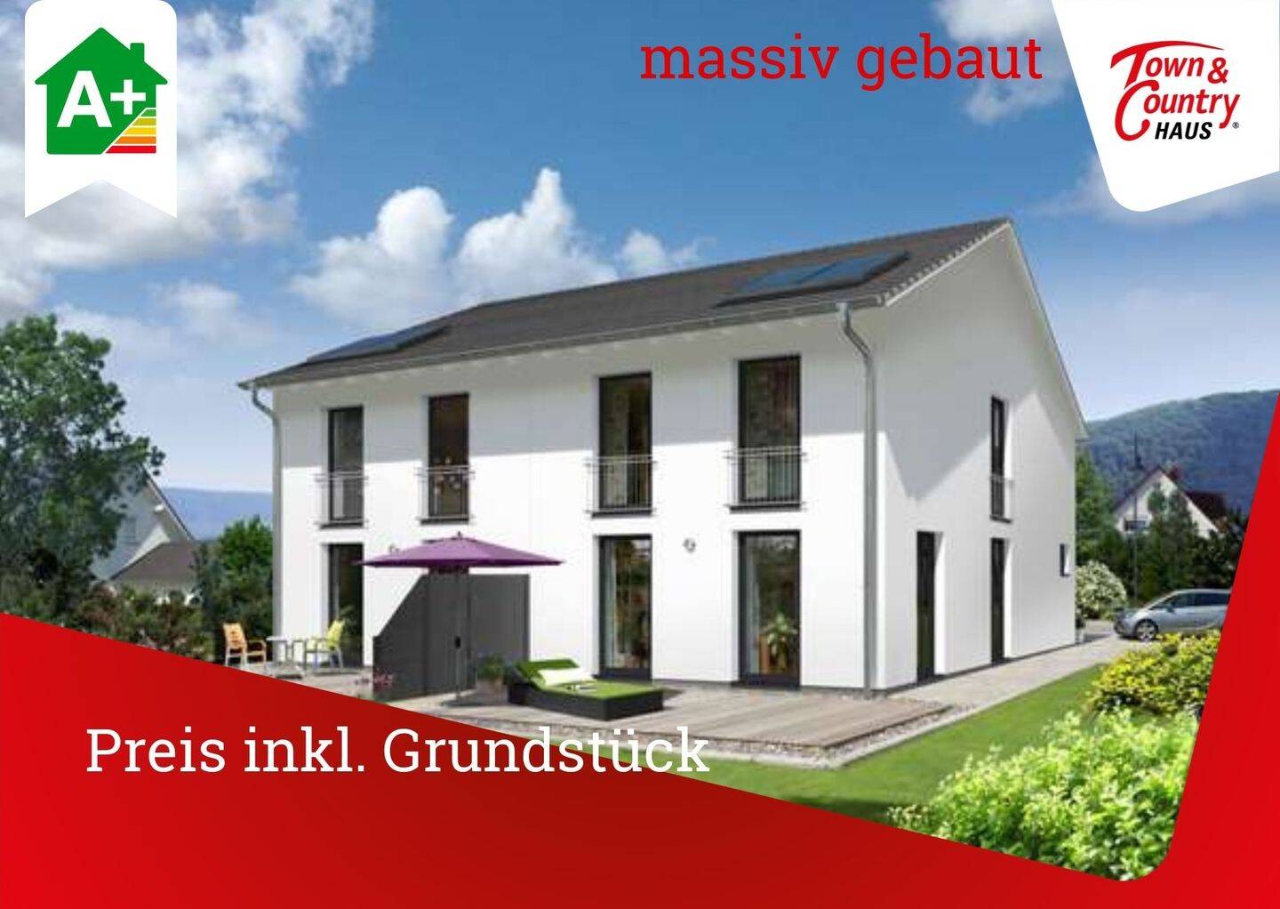 massiv gebaut, Preis schlüsselfertig inkl. Grundstück, 54516 Wittlich
