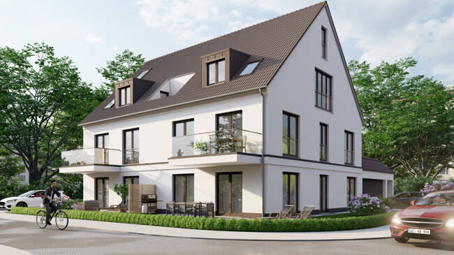 NEUBAU: Maisonette-Dachgeschosswohnung mit 4,5 Zimmern und sonniger Terrasse, 81477 München (Thalk. Obersendl.-Forsten-Fürstenr.-Solln)