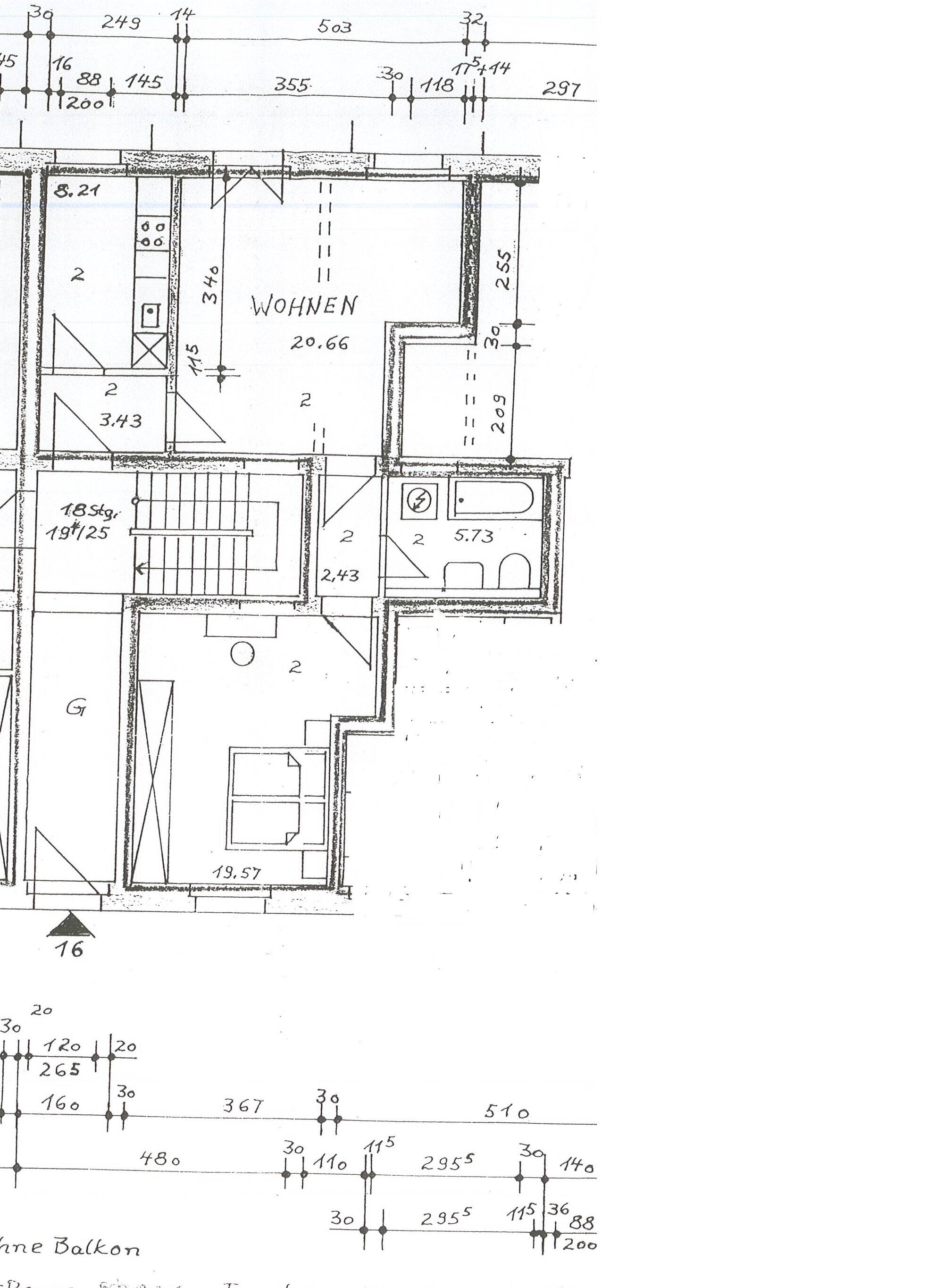 Fliegerstädtchen – schöne Zweiraumwohnung mit Balkon im Erdgeschoss, 6217 Merseburg