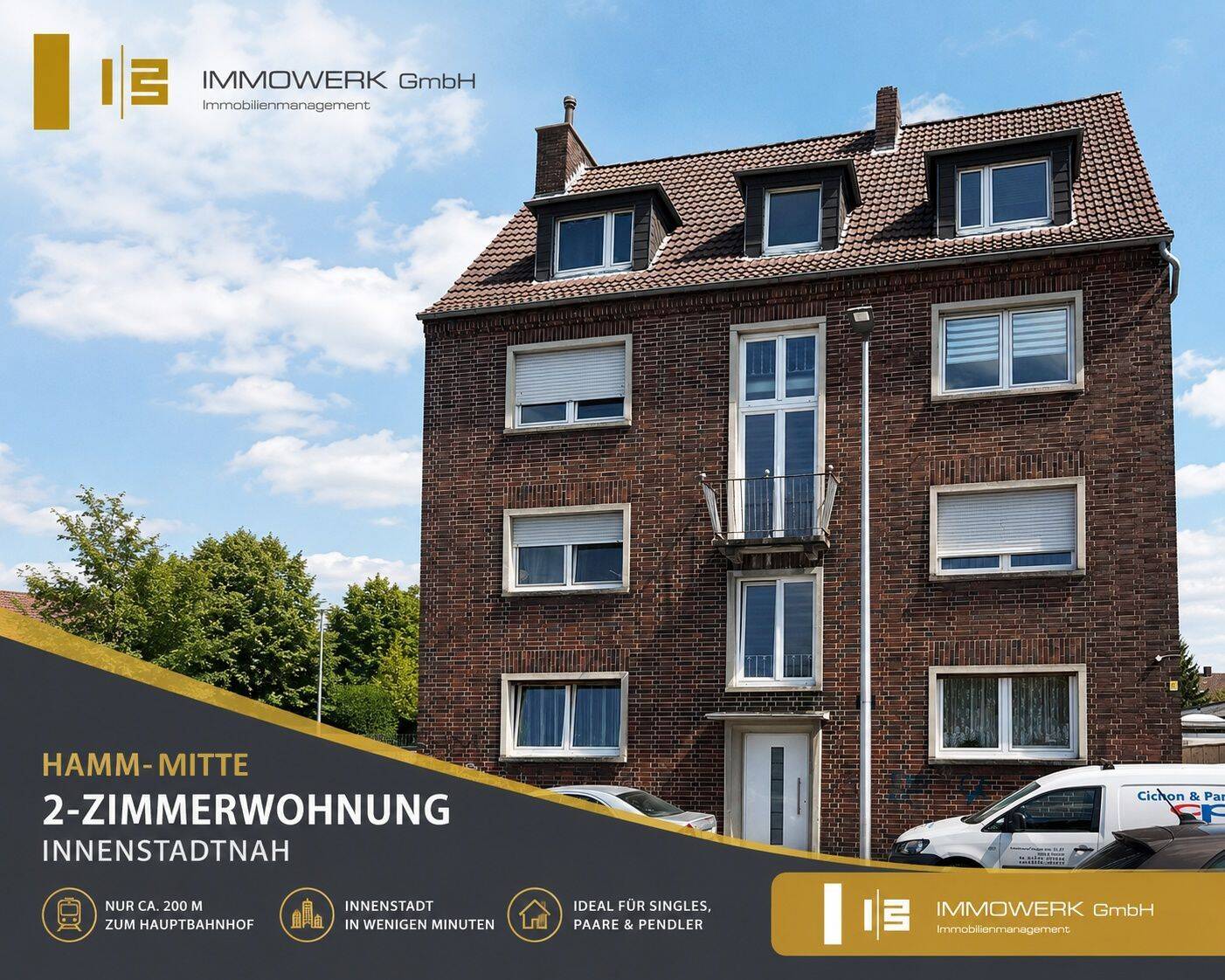 Moderne 2-Zimmer-Wohnung in unmittelbarer Bahnhof- und Innenstadtnähe, 59065 Hamm (Hamm-Mitte Hamm-Norden)