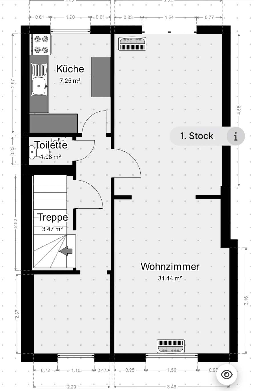 Solides Stadthaus mit zwei Wohneinheiten in Bremen-Buntentor – provisionsfrei, 28201 Bremen (Buntentor Gartenstadt Süd Huckelriede Neustadt Südervorstadt)