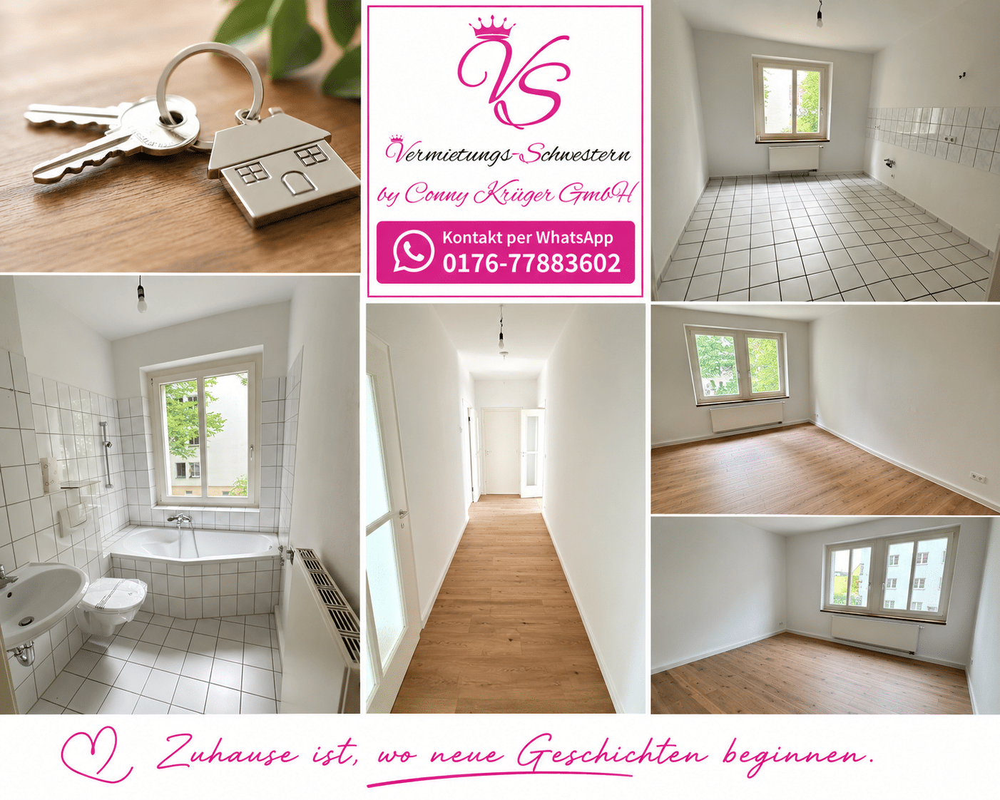 2- Zimmer in zentraler Lage von Chemnitz – 9126 Chemnitz – Bild 1 von 3