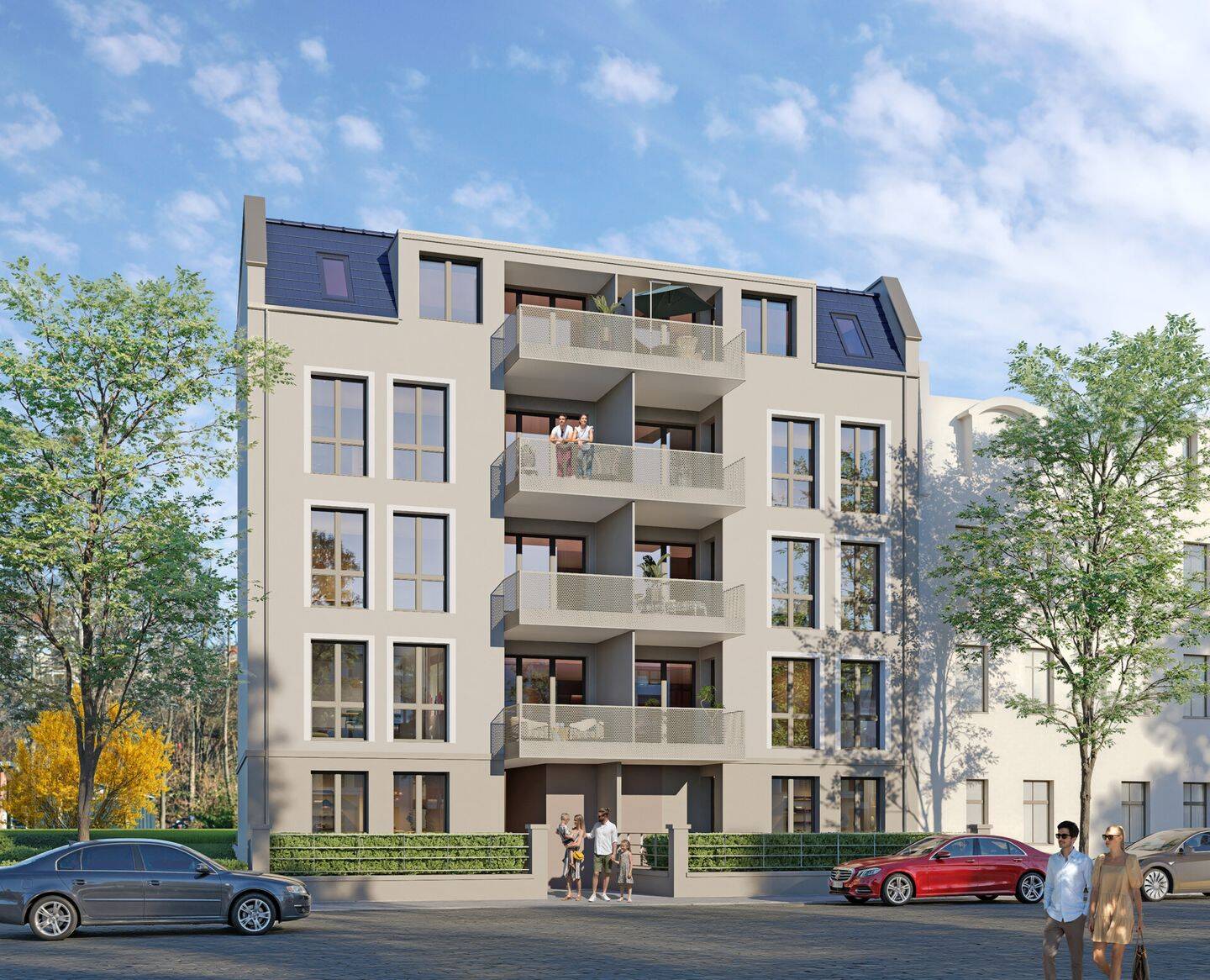 Barrierefrei ins eigene Zuhause: 3-Zimmer-EG-Wohnung mit Balkon und eigenem Gartenanteil – WE02, 12167 Berlin (Steglitz-Zehlendorf Steglitz)
