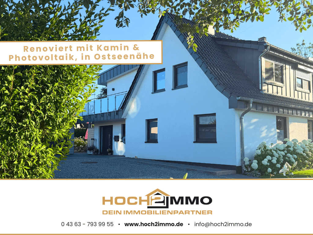 Moderne Doppelhaushälfte – Ein Zuhause zum Wohlfühlen mit Ostseeblick in Wangels/Hansühn, 23758 Wangels