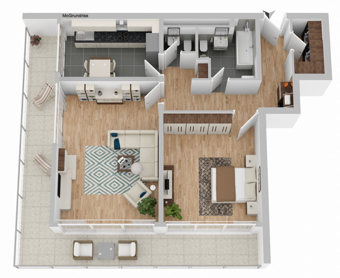 Ein Zuhause mit Weitblick – 2-Zimmer-Wohnung im 10. OG mit traumhafter Aussicht auf die Hegau-Berge, 78315 Radolfzell am Bodensee