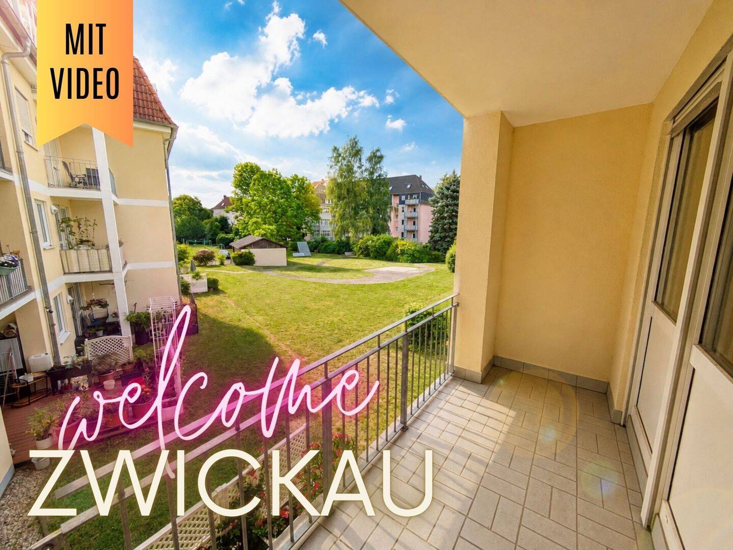 ++ schöne und großzügige 3-Raum-Wohnung mit Balkon, Fahrstuhl & Tiefgaragenstellplatz ++, 8058 Zwickau