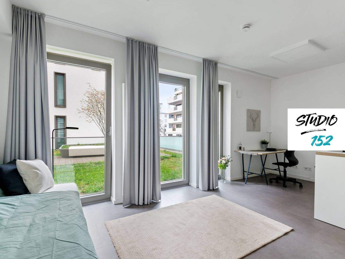 STUDENTS ONLY: Studio 152 – vollmöbliertes 1-Zimmer-Apartment mit EBK, ALL-IN-MIETE, UVM. im Wiesbadener Rheingauviertel, 65197 Wiesbaden (Biebrich Dotzheim Wiesbaden)