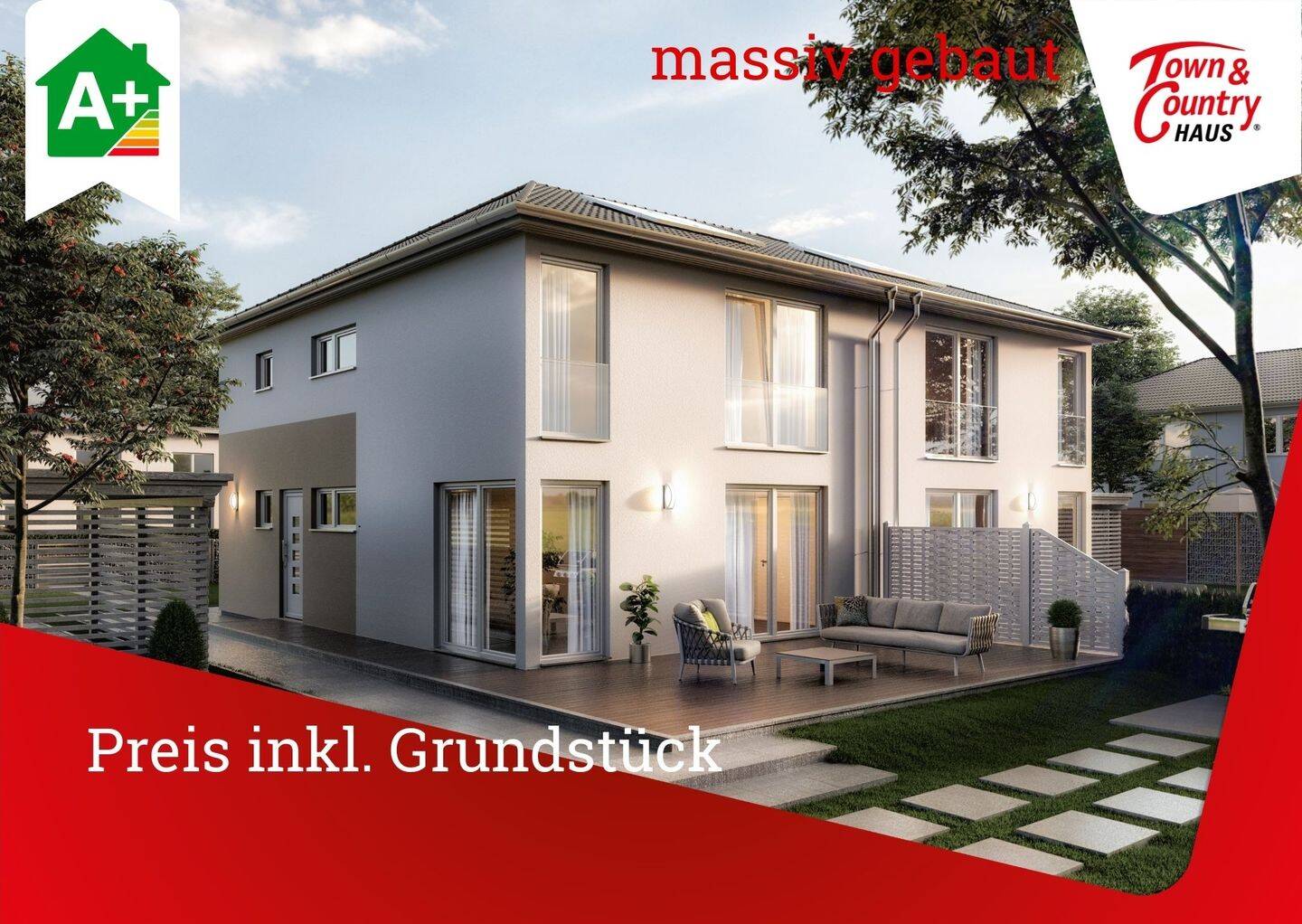 massiv gebaut, Preis schlüsselfertig inkl. Grundstück, 54516 Wittlich