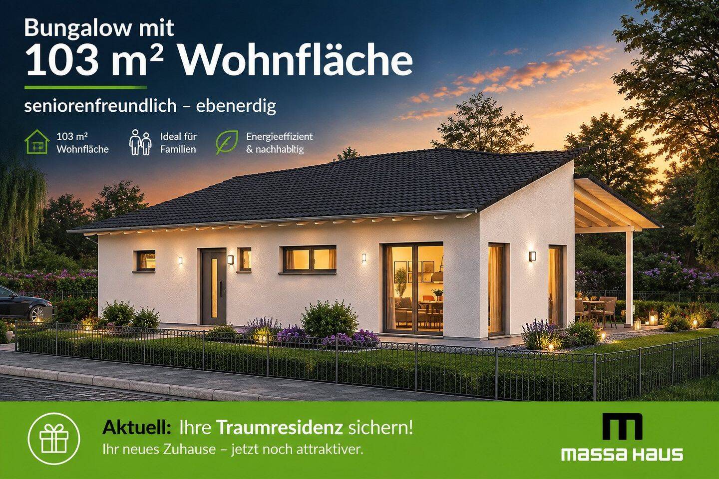 Ebenerdig Wohnen – Bungalow inkl. PV Anlage, 72818 Trochtelfingen