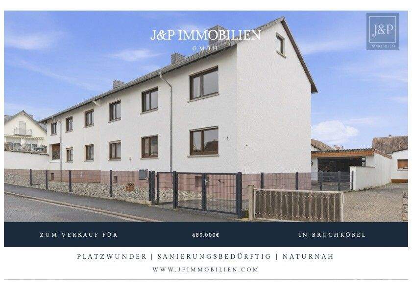 Konstant modernisiertes Zweifamilienhaus mit schönem Grundstück inkl. Nebengebäuden, 63486 Bruchköbel