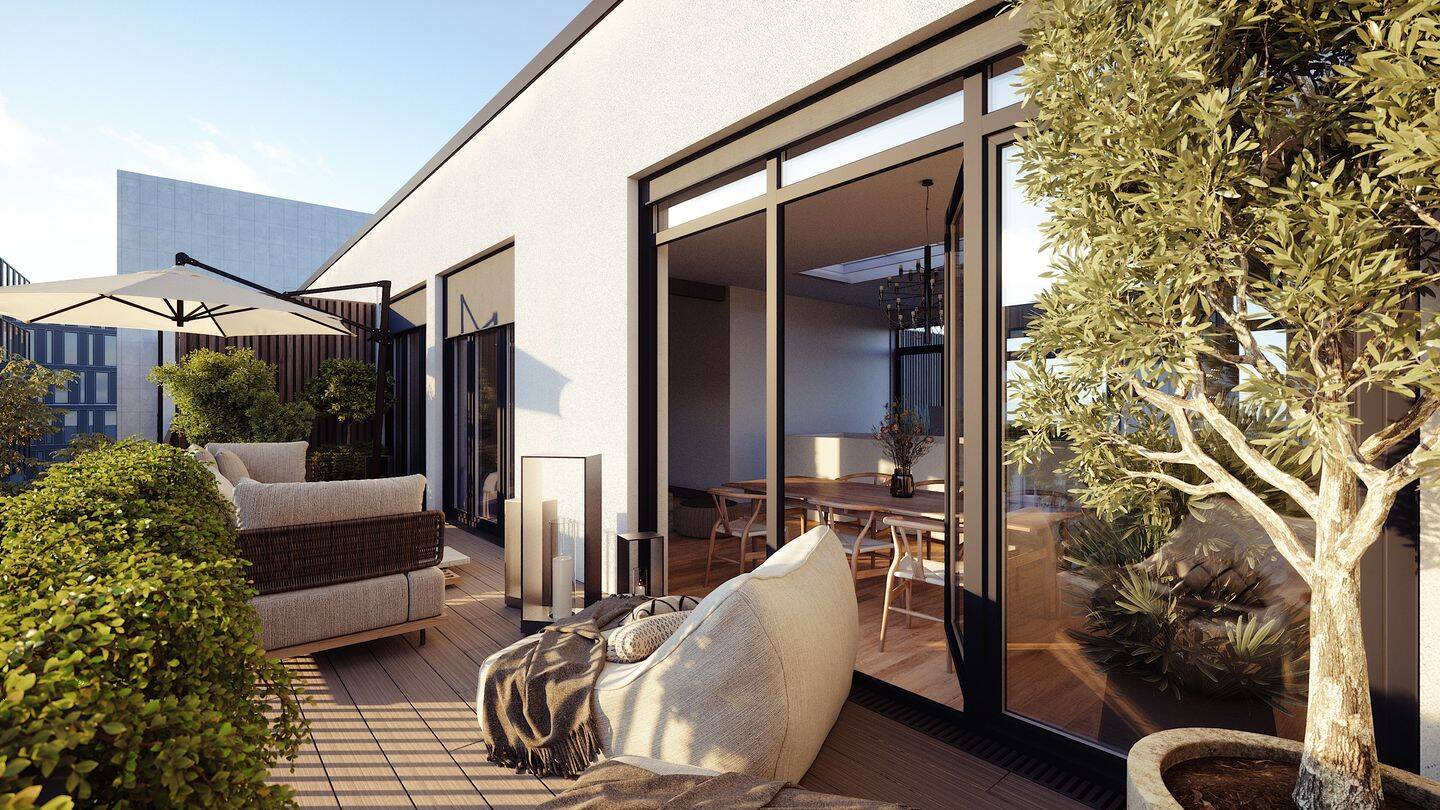 Lichterfüllte Maisonette mit sonniger Dachterrasse, 22301 Hamburg (Hamburg-Nord Winterhude)