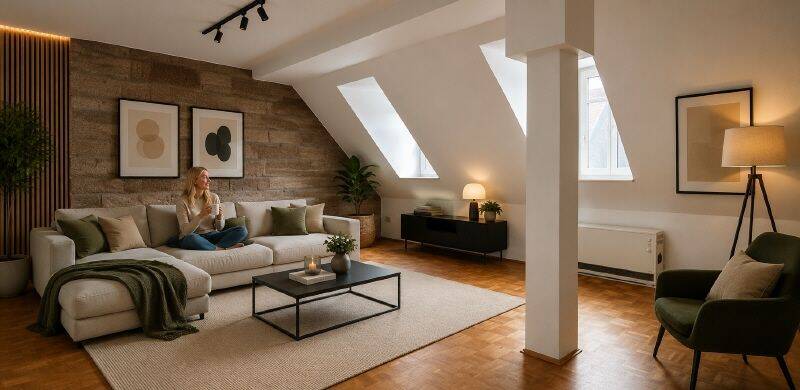 Altstadtcharme trifft Sandsteinwand, 2 Zimmer mitten im Herzen von Fürth, 90762 Fürth (Innenstadt)