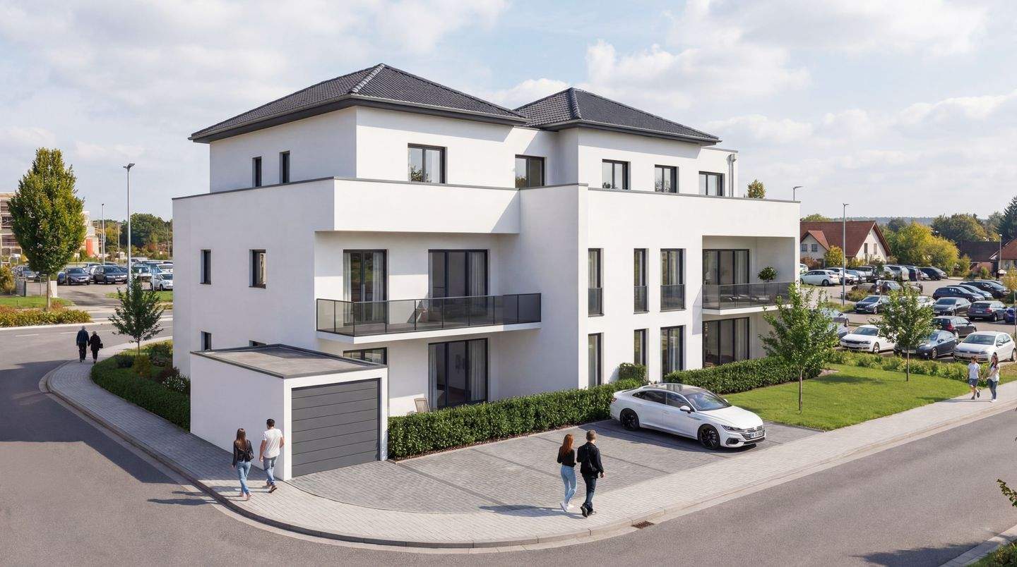 Vorverkauf – 3-Zimmer Eigentumswohnung mit Balkon im QNG-Neubau – KfW-Förderung ab 0,6 % p.a., 33129 Delbrück