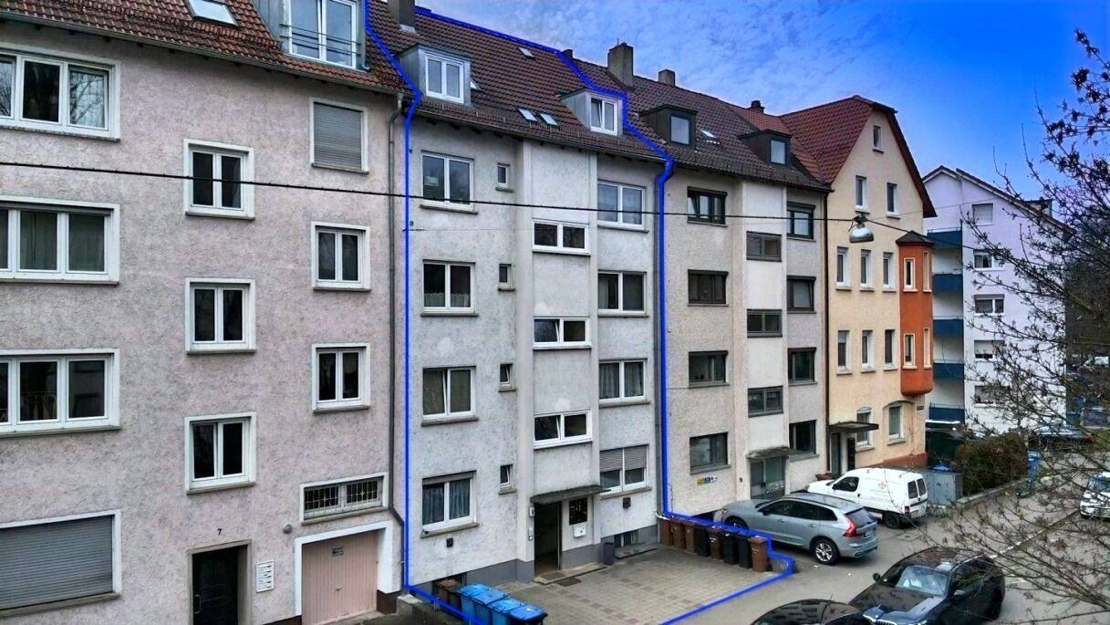 Innenstadtnahes Mehrfamilienhaus in Ulm – gepflegt, vermietet, mit steuerlichem Gestaltungspotenzial, 89073 Ulm (Mitte Oststadt)