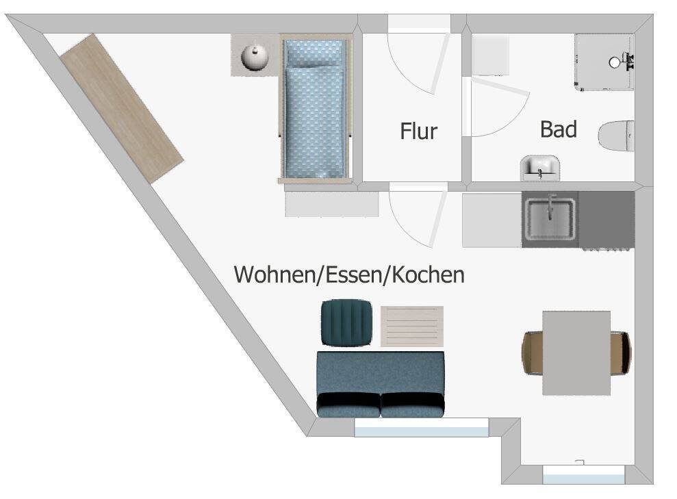Ruhige Wohlfühloase zum Innenhof, 84137 Vilsbiburg