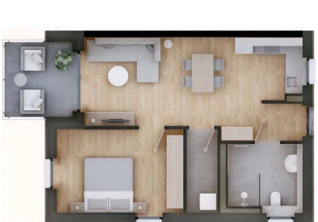 Erstbezug 2026 | 2-Zimmer-Wohnung mit großem Garten & Terrasse, 94405 Landau a.d. Isar (Landau)