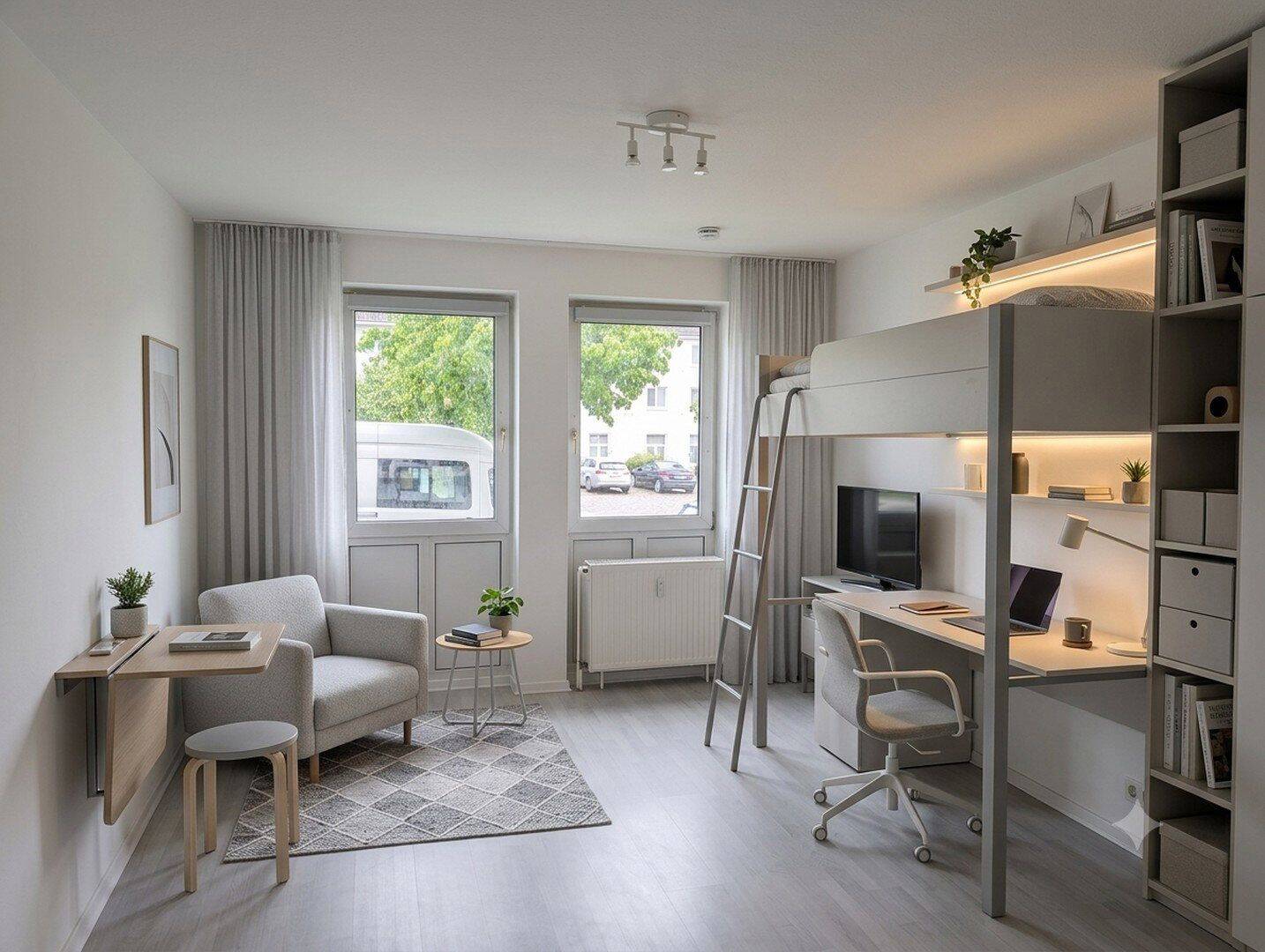 Modernes Single-Apartment in Top-Lage: St. Lorenz Süd, 23558 Lübeck (Buntekuh Sankt Lorenz Nord Sankt Lorenz Süd)