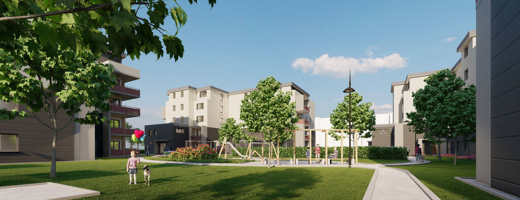 Barrierefreie 4-Raum-Wohnung im Neubau, 7549 Gera (Debschwitz Lusan Röppisch)