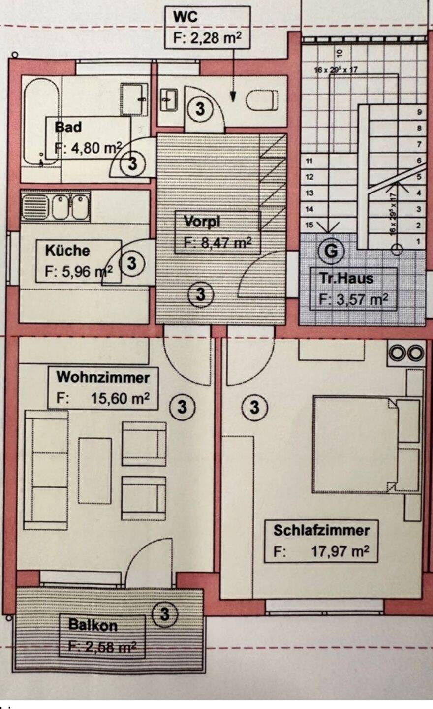 2-Zimmer Wohnung mit Balkon in Kressbronn, 88079 Kressbronn am Bodensee