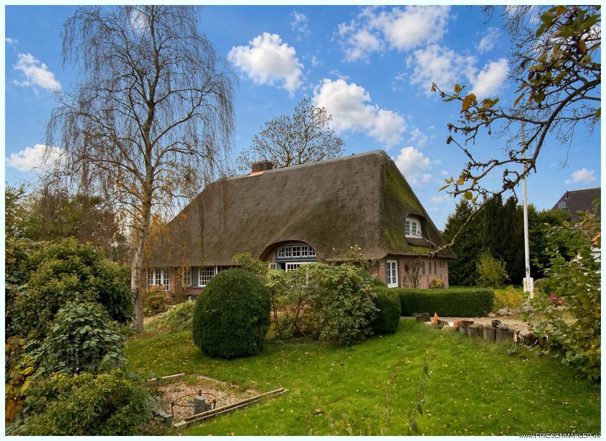 10 Autominuten von Husum: Wunderschönes Reetdachhaus mit großem Garten in ruhiger Dorfrandlage !, 25873 Rantrum