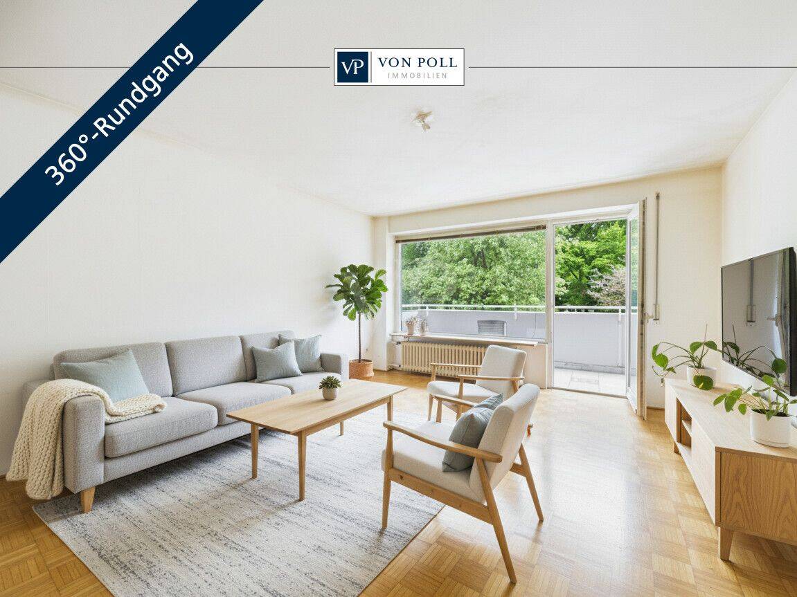 Ruhig wohnen in der Gartenstadt mit Balkon & Garage, 90469 Nürnberg (Falkenheim Gartenstadt Kettelersiedlung Langwasser Rangierbahnhof)