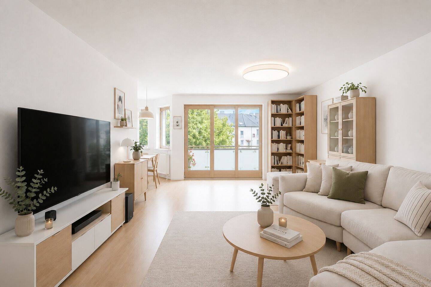 AIGNER – Wohnkomfort auf zwei Ebenen: geräumige Maisonettewohnung mit Südbalkon, 82008 Unterhaching
