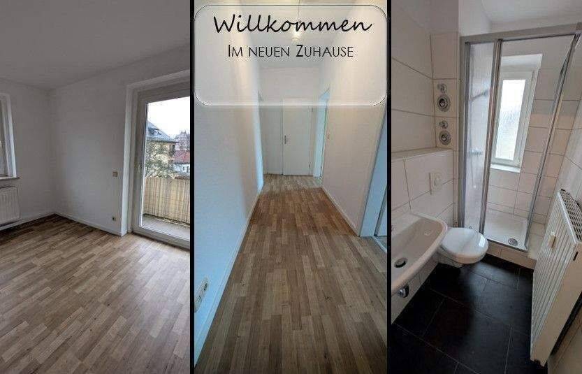 Ankommen und wohlfühlen in der hübschen Zwei-Zimmer-Wohnung mit Balkon, 8527 Plauen