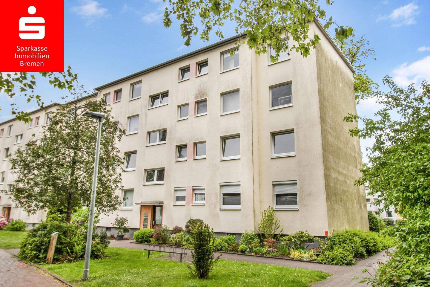 Bremen-Vahr: Gepflegte 3-Zimmer-Wohnung im 1. OG mit Westloggia, 28329 Bremen (Gartenstadt Vahr Neue Vahr Nord Neue Vahr Südwest Radio Bremen Sebaldsbrück)